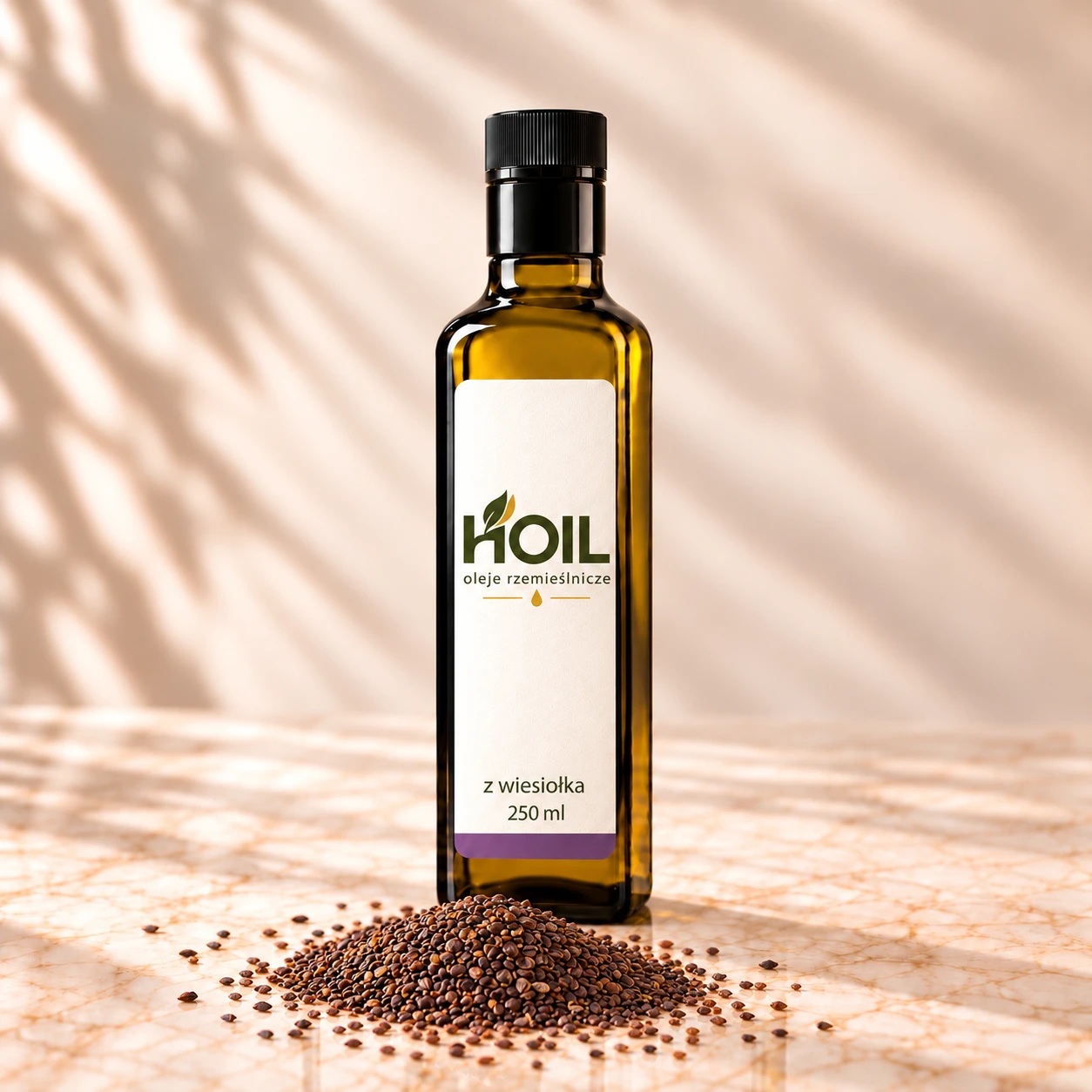 HOIL — olej z wiesiołka, 250 ml, z nasionami lub orzechami